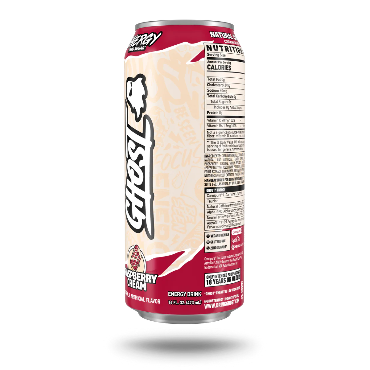 GHOST® ENERGY - RASPBERRY CREAM