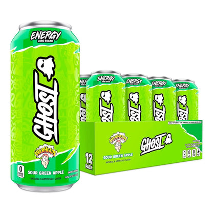 GHOST Energy Drink - 24 Pack, - Energy & Focus, No Artificial Colors - Gluten Free