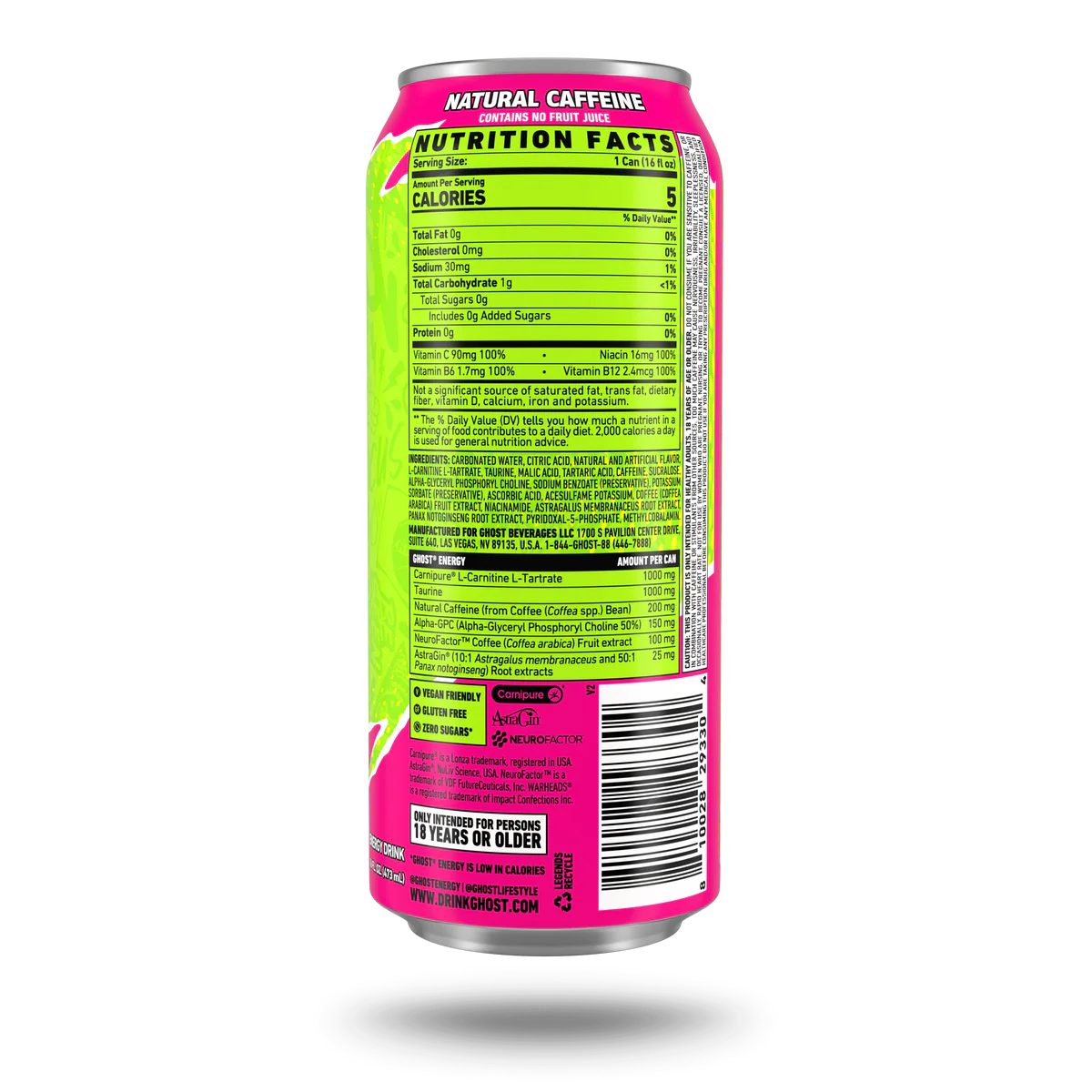 GHOST® ENERGY - WARHEADS® "SOUR WATERMELON"