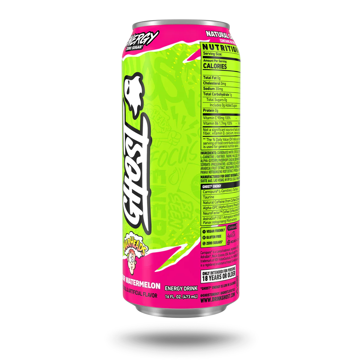 GHOST® ENERGY - WARHEADS® "SOUR WATERMELON"