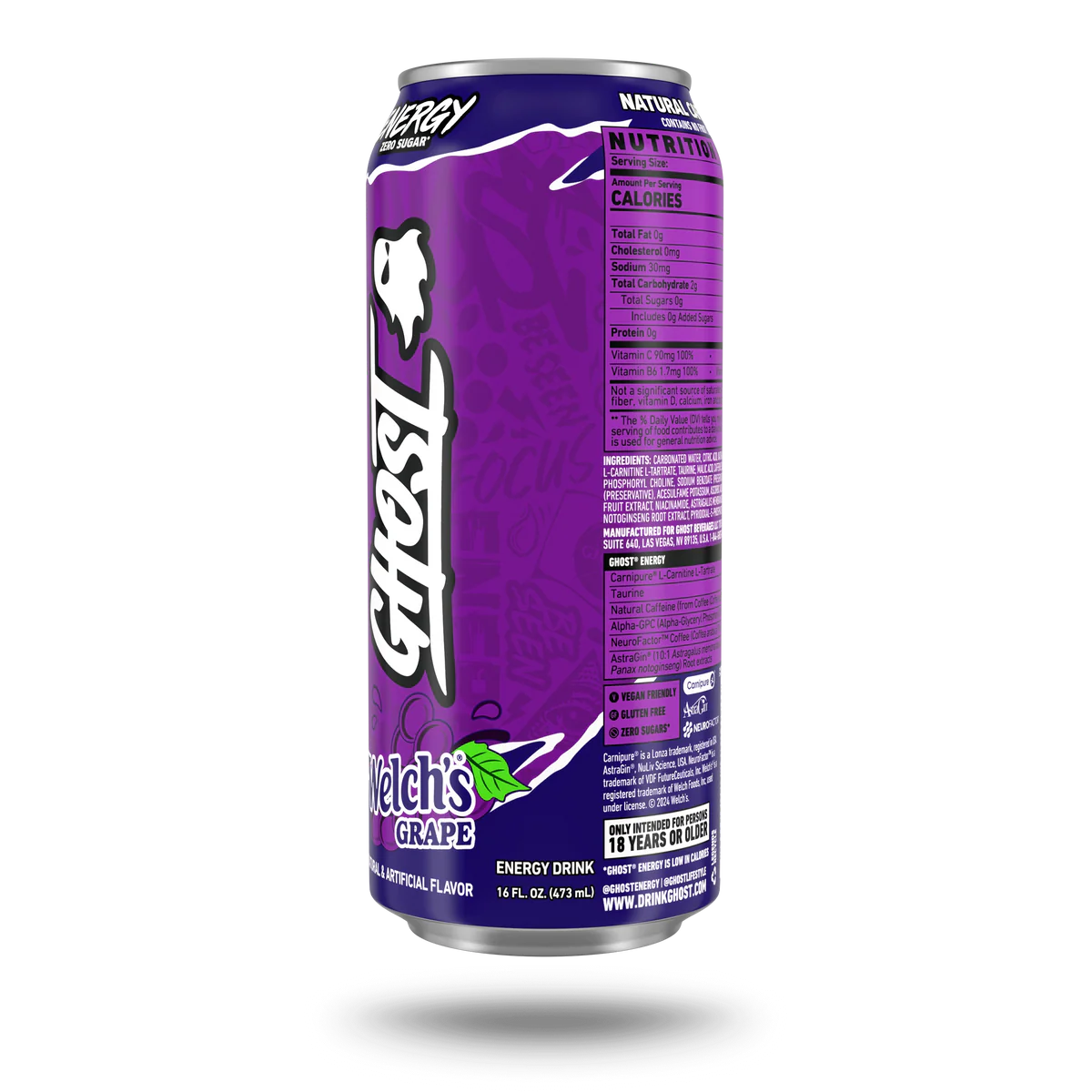 GHOST® ENERGY - WELCH'S® "GRAPE"