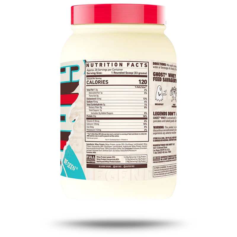 GHOST® WHEY - COFFEE ICE CREAM
